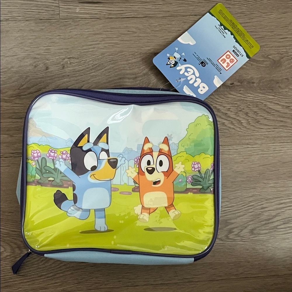 Bluey Kids Lunch Bag - Blue and Orange